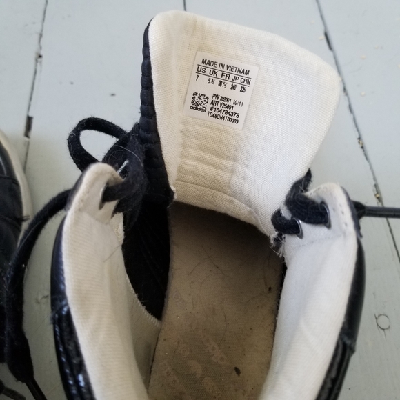 Black High top Adidas Sneakers - Picture 6 of 7